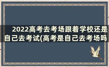 2022高考去考场跟着学校还是自己去考试(高考是自己去考场吗)