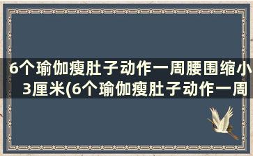 6个瑜伽瘦肚子动作一周腰围缩小3厘米(6个瑜伽瘦肚子动作一周腰围缩小3厘米可以吗)