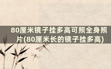 80厘米镜子挂多高可照全身照片(80厘米长的镜子挂多高)