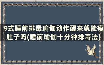 9式睡前排毒瑜伽动作醒来就能瘦肚子吗(睡前瑜伽十分钟排毒法)