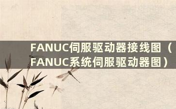 FANUC伺服驱动器接线图（FANUC系统伺服驱动器图）