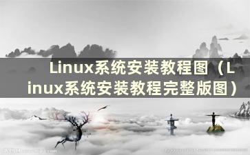 Linux系统安装教程图（Linux系统安装教程完整版图）