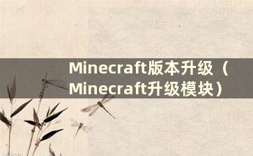 Minecraft版本升级（Minecraft升级模块）