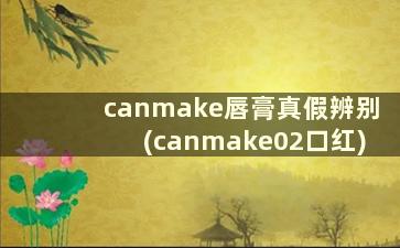 canmake唇膏真假辨别(canmake02口红)