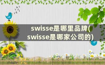 swisse是哪里品牌(swisse是哪家公司的)