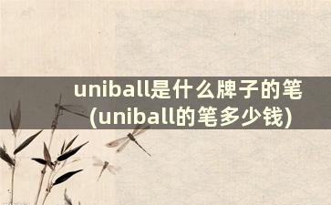 uniball是什么牌子的笔(uniball的笔多少钱)