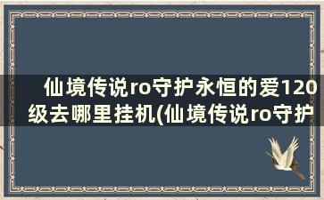 仙境传说ro守护永恒的爱120级去哪里挂机(仙境传说ro守护永恒的爱100级主线)