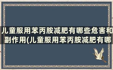 儿童服用苯丙胺减肥有哪些危害和副作用(儿童服用苯丙胺减肥有哪些危害和后果)