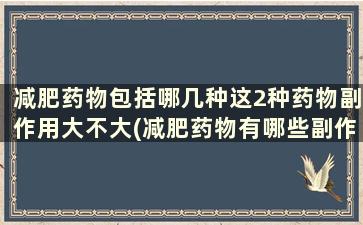 减肥药物包括哪几种这2种药物副作用大不大(减肥药物有哪些副作用)