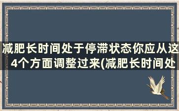 减肥长时间处于停滞状态你应从这4个方面调整过来(减肥长时间处于停滞状态你应从这4个方面调整过来)