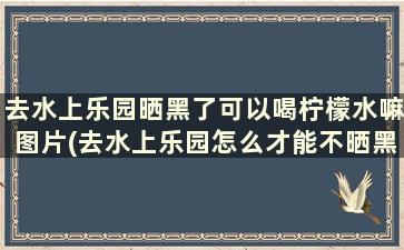 去水上乐园晒黑了可以喝柠檬水嘛图片(去水上乐园怎么才能不晒黑)