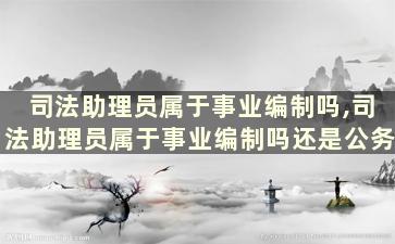 司法助理员属于事业编制吗,司法助理员属于事业编制吗还是公务