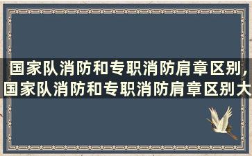 国家队消防和专职消防肩章区别,国家队消防和专职消防肩章区别大吗