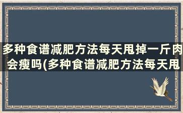 多种食谱减肥方法每天甩掉一斤肉会瘦吗(多种食谱减肥方法每天甩掉一斤肉)