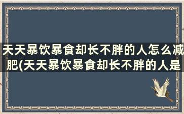 天天暴饮暴食却长不胖的人怎么减肥(天天暴饮暴食却长不胖的人是什么病)