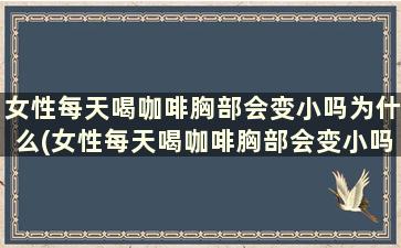 女性每天喝咖啡胸部会变小吗为什么(女性每天喝咖啡胸部会变小吗)