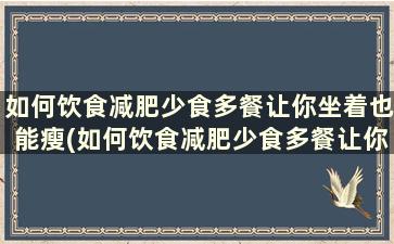 如何饮食减肥少食多餐让你坐着也能瘦(如何饮食减肥少食多餐让你坐着也能瘦下去)