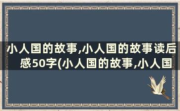 小人国的故事,小人国的故事读后感50字(小人国的故事,小人国的故事读后感20字)