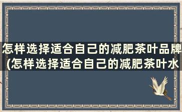 怎样选择适合自己的减肥茶叶品牌(怎样选择适合自己的减肥茶叶水)