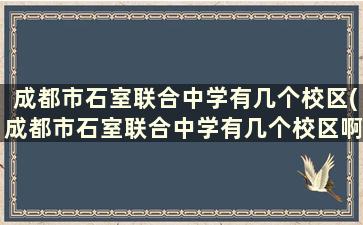 成都市石室联合中学有几个校区(成都市石室联合中学有几个校区啊)