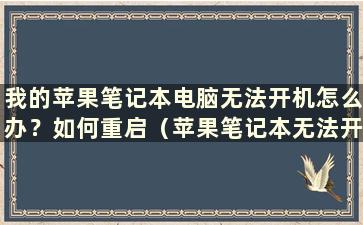 我的苹果笔记本电脑无法开机怎么办？如何重启（苹果笔记本无法开机黑屏怎么办）