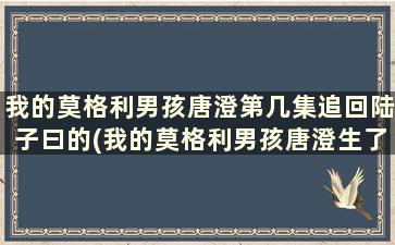 我的莫格利男孩唐澄第几集追回陆子曰的(我的莫格利男孩唐澄生了别人孩子)