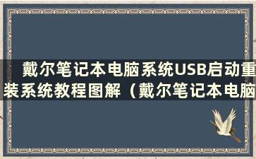 戴尔笔记本电脑系统USB启动重装系统教程图解（戴尔笔记本电脑系统USB启动重装系统教程）