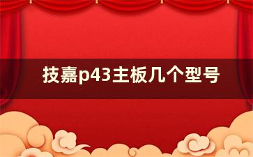 技嘉p43主板几个型号