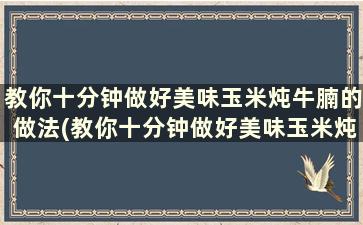 教你十分钟做好美味玉米炖牛腩的做法(教你十分钟做好美味玉米炖牛腩)