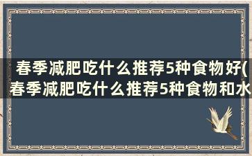 春季减肥吃什么推荐5种食物好(春季减肥吃什么推荐5种食物和水果)