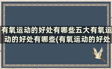 有氧运动的好处有哪些五大有氧运动的好处有哪些(有氧运动的好处表现在哪些)