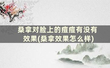 桑拿对脸上的痘痘有没有效果(桑拿效果怎么样)