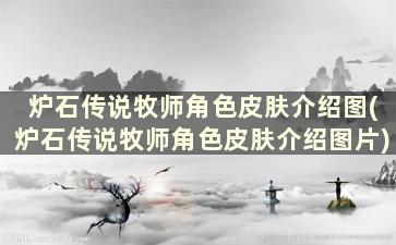 炉石传说牧师角色皮肤介绍图(炉石传说牧师角色皮肤介绍图片)