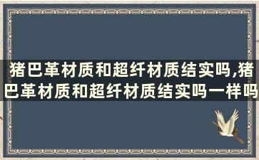 猪巴革材质和超纤材质结实吗,猪巴革材质和超纤材质结实吗一样吗