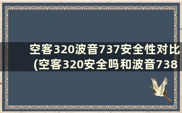 空客320波音737安全性对比(空客320安全吗和波音738)