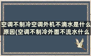 空调不制冷空调外机不滴水是什么原因(空调不制冷外面不流水什么情况)