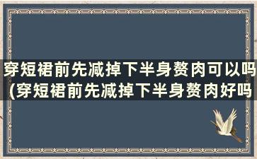 穿短裙前先减掉下半身赘肉可以吗(穿短裙前先减掉下半身赘肉好吗)