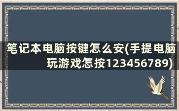 笔记本电脑按键怎么安(手提电脑玩游戏怎按123456789)