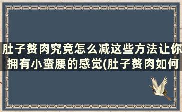 肚子赘肉究竟怎么减这些方法让你拥有小蛮腰的感觉(肚子赘肉如何减)