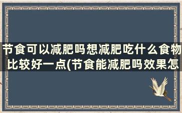 节食可以减肥吗想减肥吃什么食物比较好一点(节食能减肥吗效果怎么样)