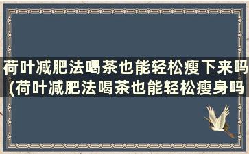 荷叶减肥法喝茶也能轻松瘦下来吗(荷叶减肥法喝茶也能轻松瘦身吗)