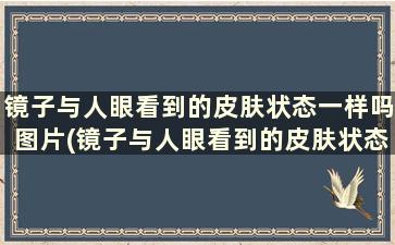 镜子与人眼看到的皮肤状态一样吗图片(镜子与人眼看到的皮肤状态一样吗)