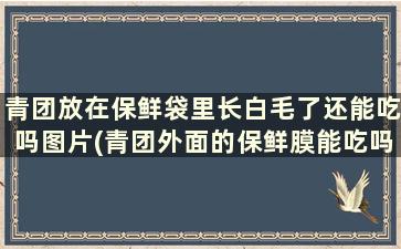 青团放在保鲜袋里长白毛了还能吃吗图片(青团外面的保鲜膜能吃吗)