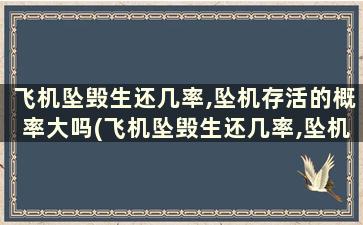 飞机坠毁生还几率,坠机存活的概率大吗(飞机坠毁生还几率,坠机存活的概率有多大)